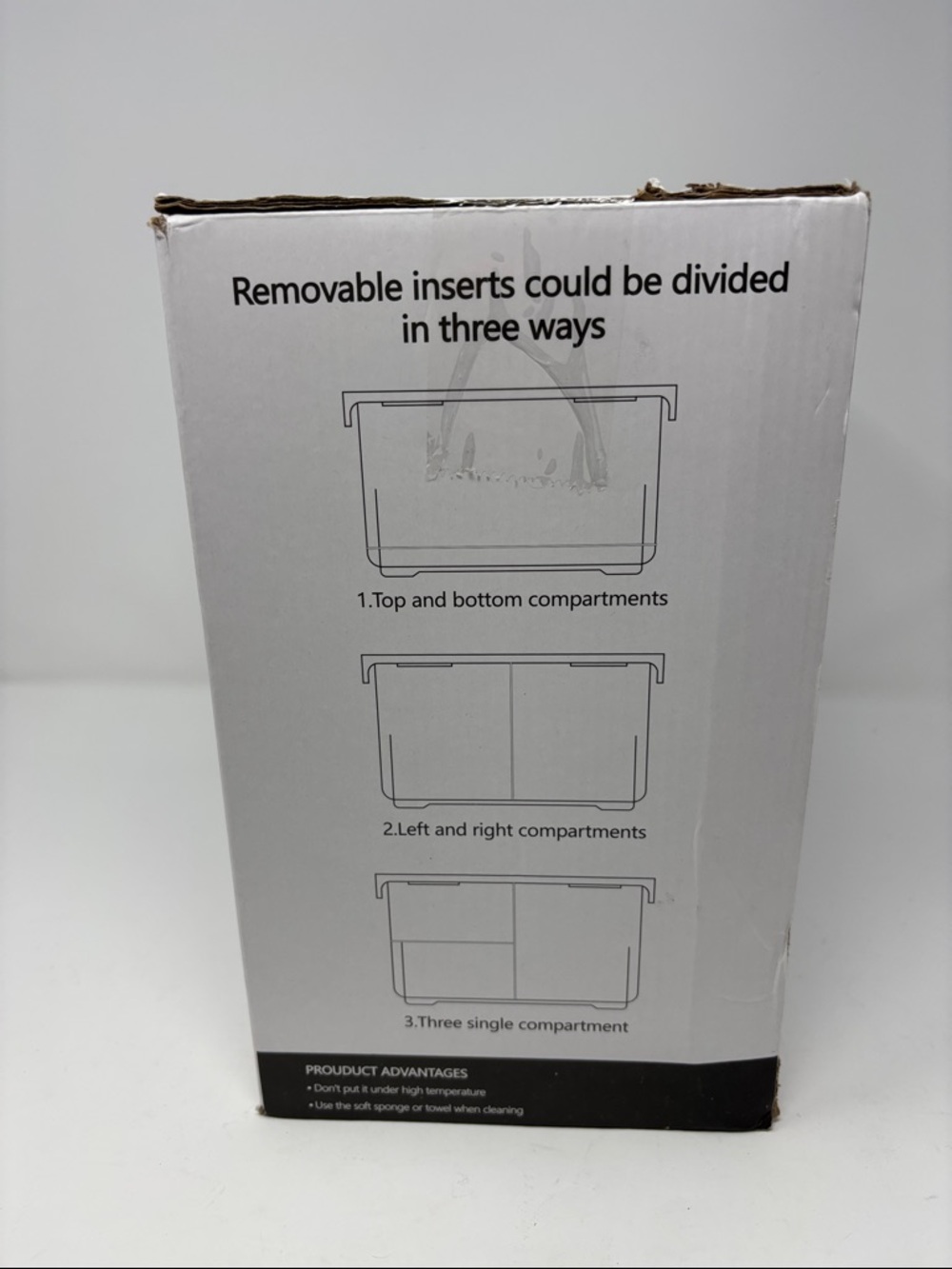 New elabo Fruit & Veggie Storage Containers - White Box (2 Pack) - Picture 2 of 4